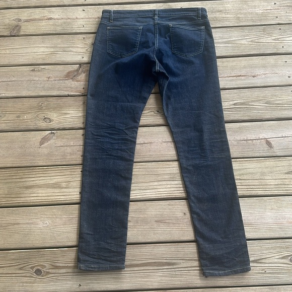 Eileen Fisher Dark Wash Skinny Jeans - Picture 11 of 11